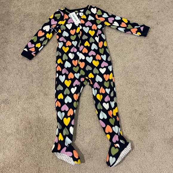 Carter's Other - Carter's Girls Soft & Warm Fleece Footie Pajama